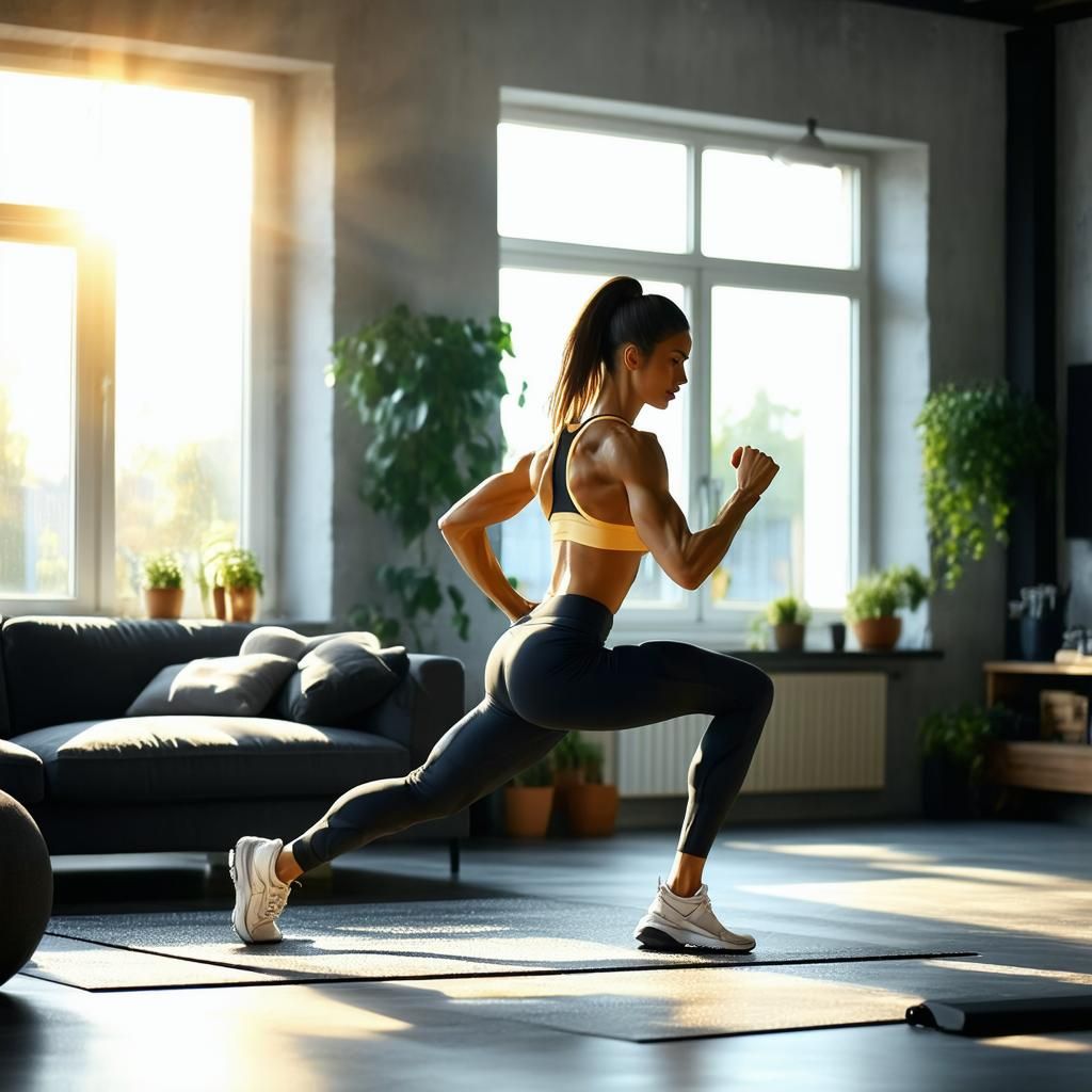 Fitness routine visualization